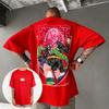 Demon Slayer Graphic T Shirt Men Women Oversized Streetwear Tee 2026 Summer Casual Cotton Short Sleeve Tops Vintage Fashion Y2k