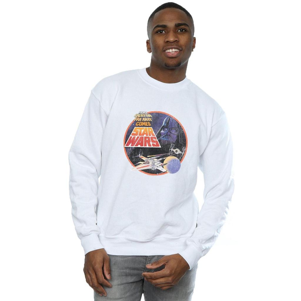 STAR WARS Mens From A Galaxy Far Far Away Sweatshirt