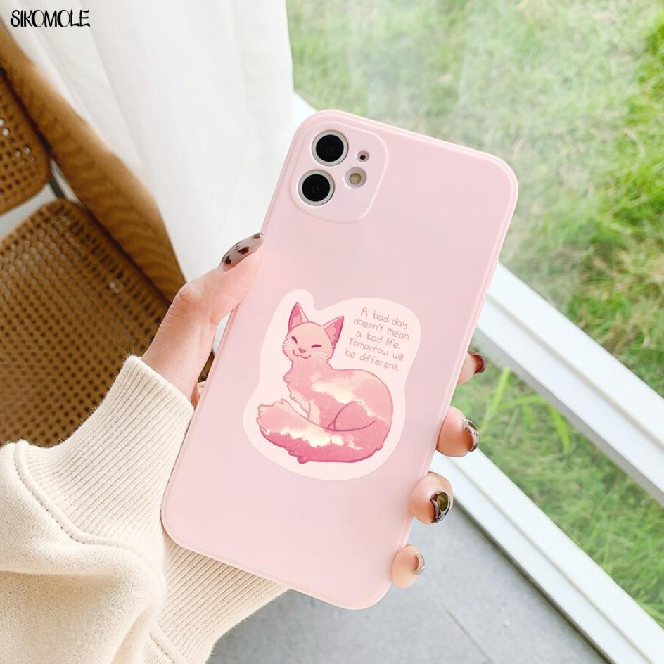 10 30 50PCS Inspirational Healing Copywriting Stickers Cartoon Animals Motivational DIY Toy Skateboard Decal Graffiti Sticker F5