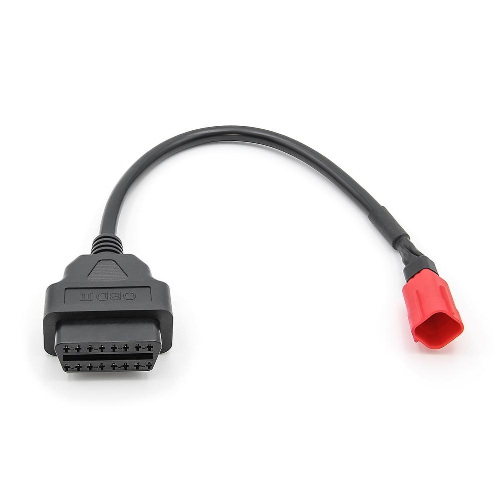 OBD2 Kabel für Honda 4Pin 6Pin Motorrad zu OBDII 16 Pin Kabel 4 Pin/6 Pin Stecker Kabel Motorrad Diagnose Verlängerungskabel