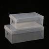 20PCS Flip Shoe Box Set Rack Stack Foldable Storage Plastic Clear Home Organizer