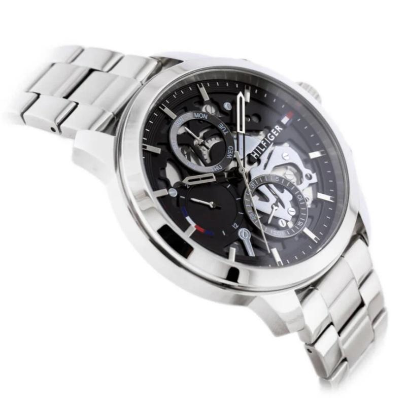 Tommy Hilfiger Plata,Reloj de Cuarzo para Hombre,1710477