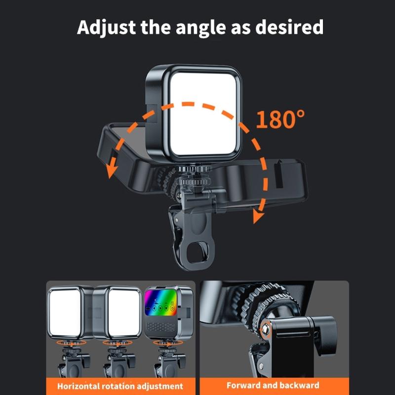 Screen Mount Clamp Clip For Monitors Camera Fill Light & Webcam Stand With Standard 1/4 Screw Universal Connector
