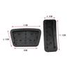 Car Pedals Gas Brake Rest Pedal Pad Cover for Toyota Camry Highlander Land Cruiser Fortuner for Lexus ES RX IS LS LX CT200H AT