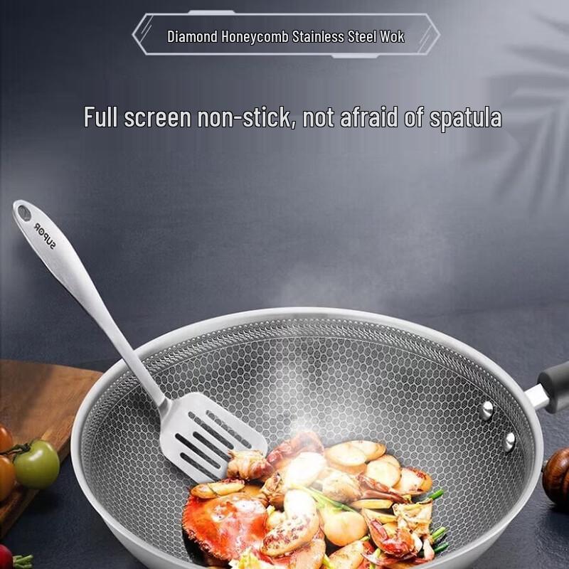 

Supor 316 Stainless Steel Wok for All Stoves