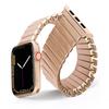 Elastisk klokkerem for Iwatch 38mm 40mm 41mm 44mm 42mm 45mm 49mm rustfritt stålbånd for Apple Watch Series 8 7 6 5 4 3 2 1 Se Expansion Luxury