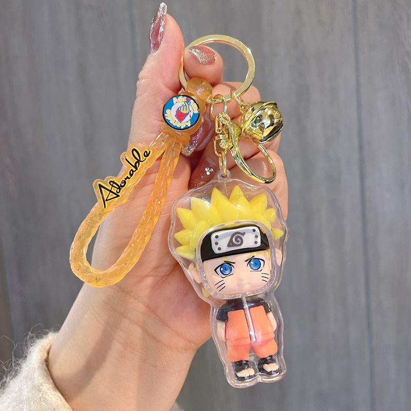 New NARUTO Naruto Animation Creative Student School Bag Key Pendant Car Key Chain