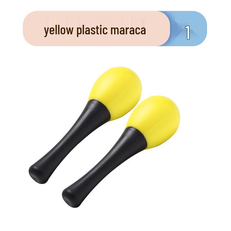 Infant & Toddler Wooden Maracas and Sand Eggs - Early Education Orff Percussion Instruments for Babies and Children