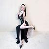 Halloween Adult Costume Sexy Nun Costume Mardi Gras Costume Cosplay