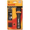 KODAK Lampe Torche LED Focus 157 Flashlight 1000mW + 3 Piles LR03/AAA HD - Noir