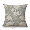 British Art Uk Artist William Morris Flower Pattern Floral Design Elegant Home Decorative Sofa Throw Pillow Case Cushion Cover