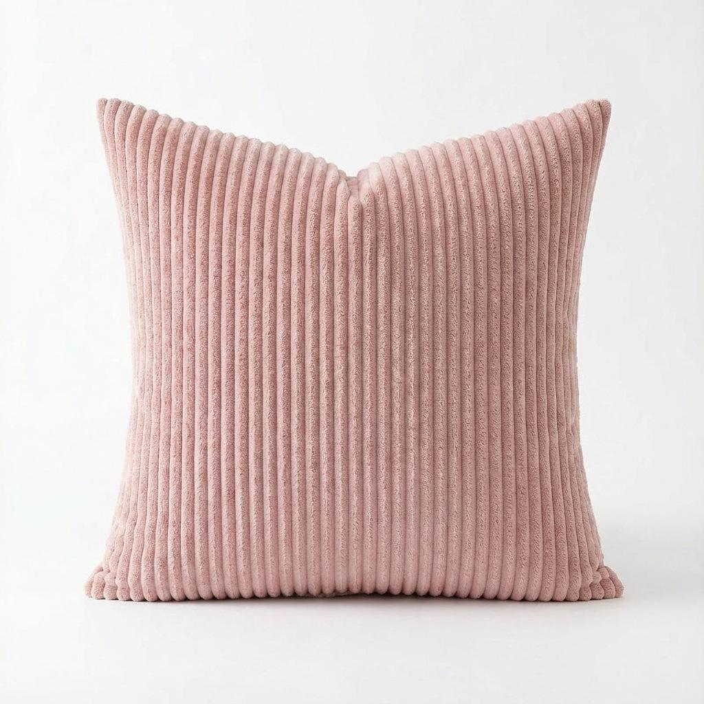Solid Color Simple Corduroy Pillowcase 2026 New Living Room Sofa Cushion Decoration Pillowcase Cover