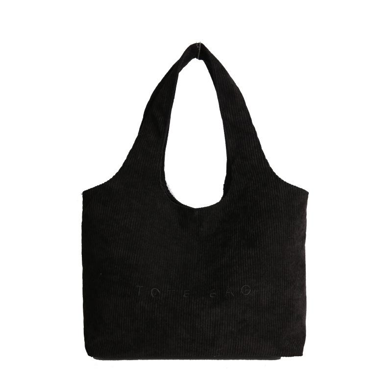 

Модная одноплечевая сумка, сумка-тоут для студентов чёрный