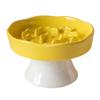 High Ceramic Slow-Feeding Food Bowl Scientific Slow-Eating Design For Digestion Modern Minimalist Home Decor Aesthetic
