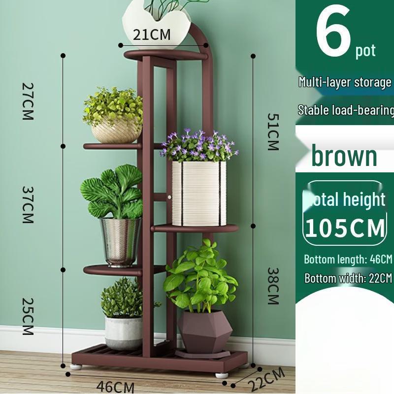 Iron Art Floor-Standing Flower Stand