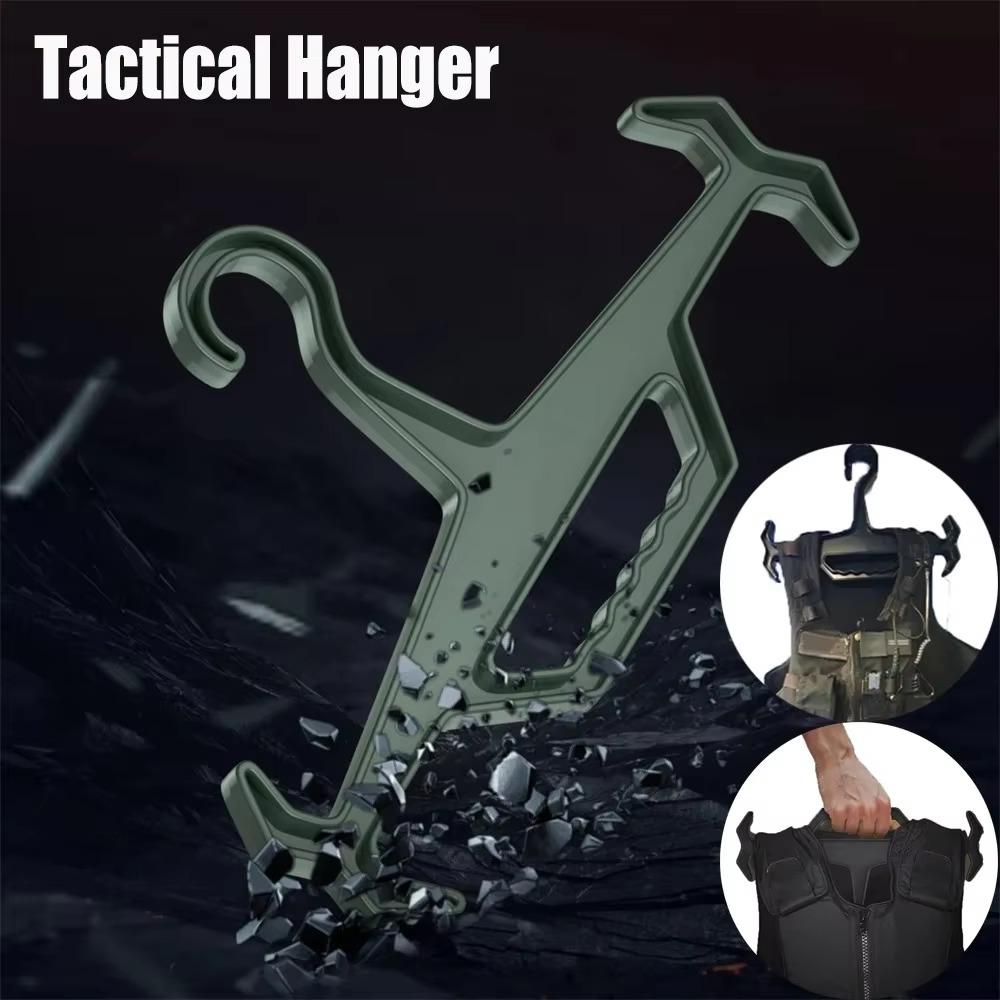 1PC Plastic Tactical Heavy Duty Clothes Hanger Suitable for Storage and Organization of Body Armor Vests Hunting Air Rifle Vests