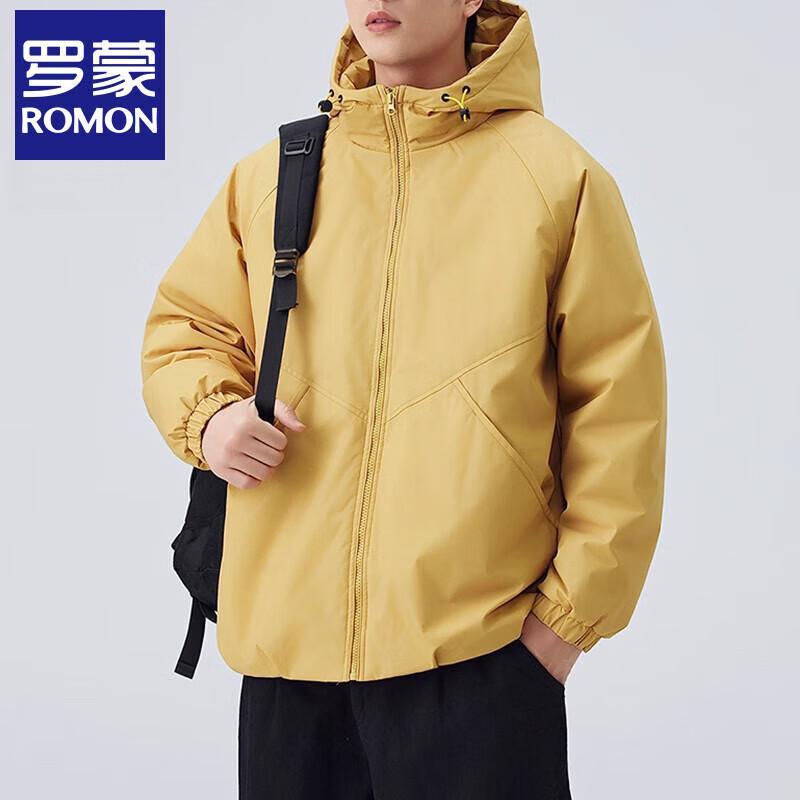 ROMON Men's Hooded Winter Padded Jacket