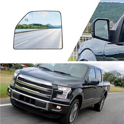 Linkes Seitenspiegelglas beheizt mit Trägerplatte für 15-20 Ford F150 FL3Z17K707T