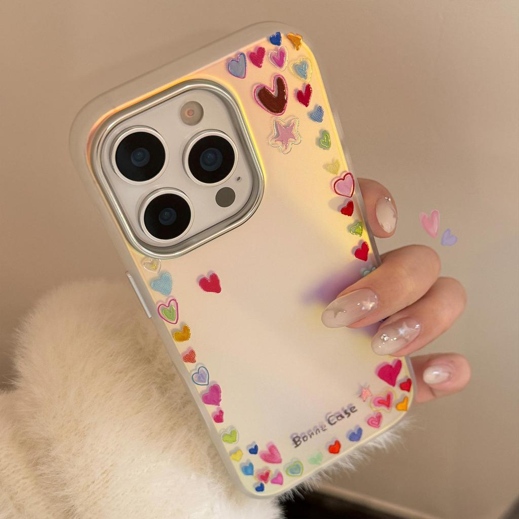 Custodia per telefono creativa a forma di cuore per iPhone 17 e iPhone 17 Pro Max