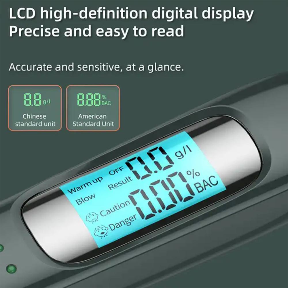 S+ Precision Non-Contact Digital Alcohol Tester with High Accuracy for Drunk Driving Tests