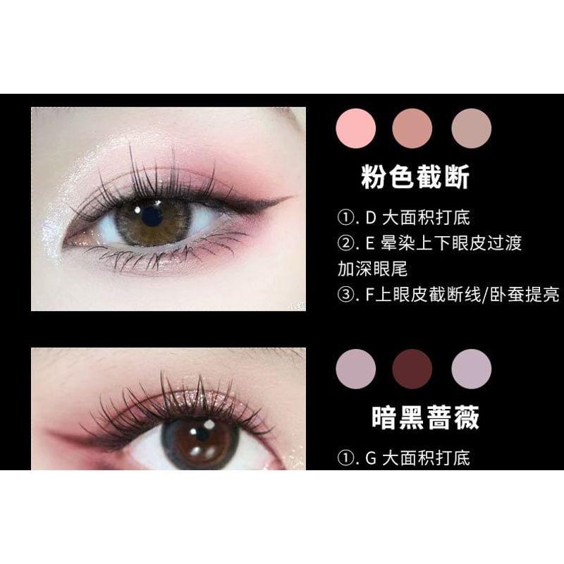 Biya - Mehrzweck-Lidschattenpalette mit 18 Farben - 2 Typen