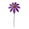 Metal Flower Garden Stake Outdoor Ground Insert Flower Decoration Rustic Flower Yard Art Stake for Lawn Patio Pathway Decor