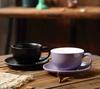 European Ceramic Coffee Set: Professional Latte Art, Cappuccino & Sawada Cups