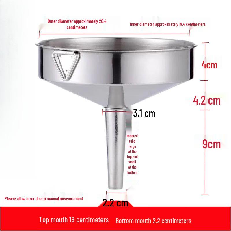 Stainless Steel Funnel with Filter