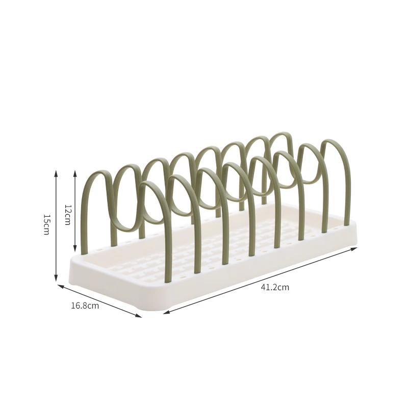 Kitchen Dish Drain Rack Multifunction Plastic Stand Rack Detachable Dinnerware Storage Organizer Household Kitchen Sundries Rack
