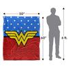 Wonder Woman Silky Logo Supersoft Blanket
