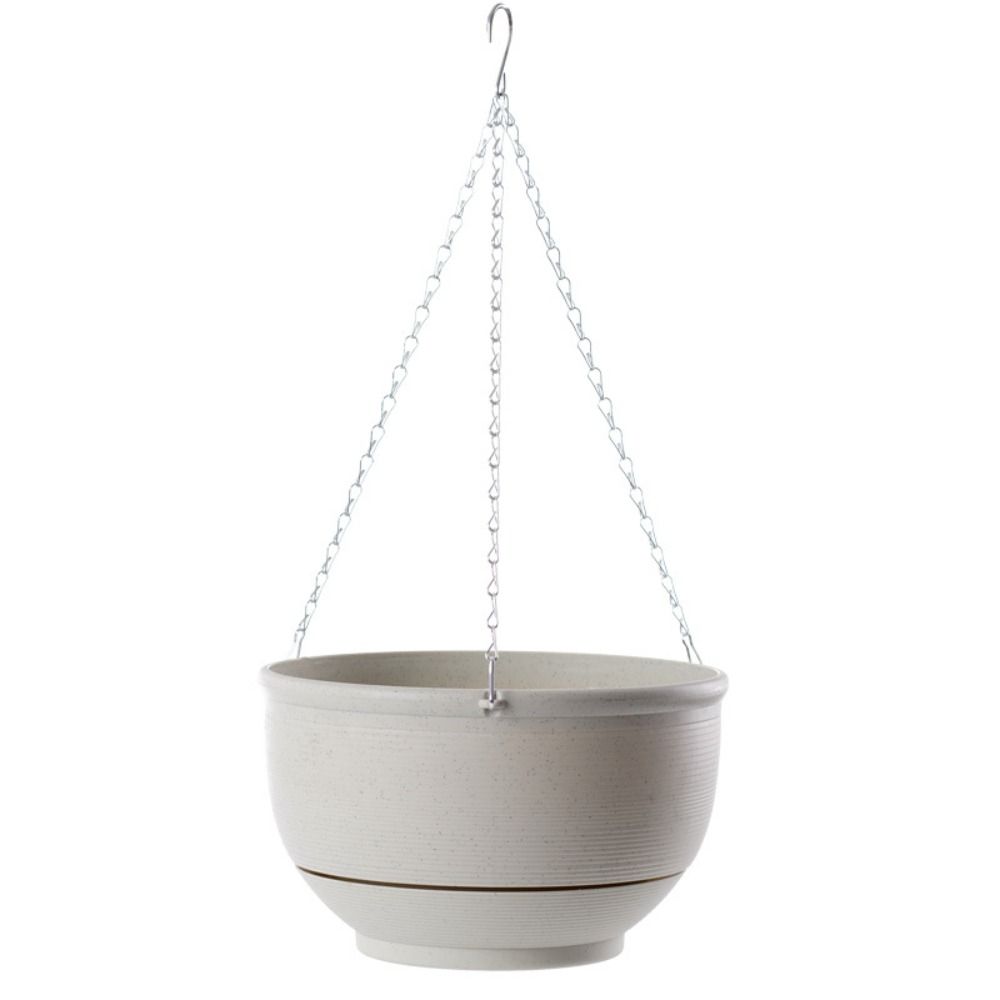 Fashion Garden Decoration Hanging Flower Pot Round with Chain Plant Basket Hanging Basket Home Decor Plant Pot