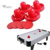 Air Hockey Tisch Torhüter Runde Pucks Filzschieber Schlägergriff Spielzubehör