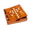 Board Wooden Solitaire Cognitive Chess Educational Intellectual Strategy Games