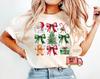 Comfort Colors Christmas Shirt, Coquette Christmas Shirt, Coquette Bow T-shirt, Christmas Trending Womens Shirt, Retro Holidays Shirt, Santa