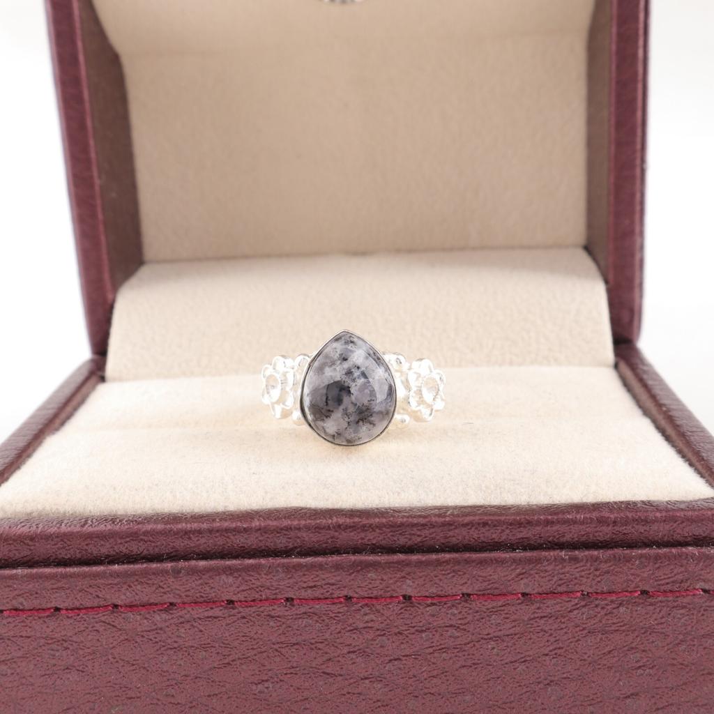 Dendrite Opal Gemstone 925 Sterling Silver Jewelry Handmade Stylish Ring For Her RR-59-32