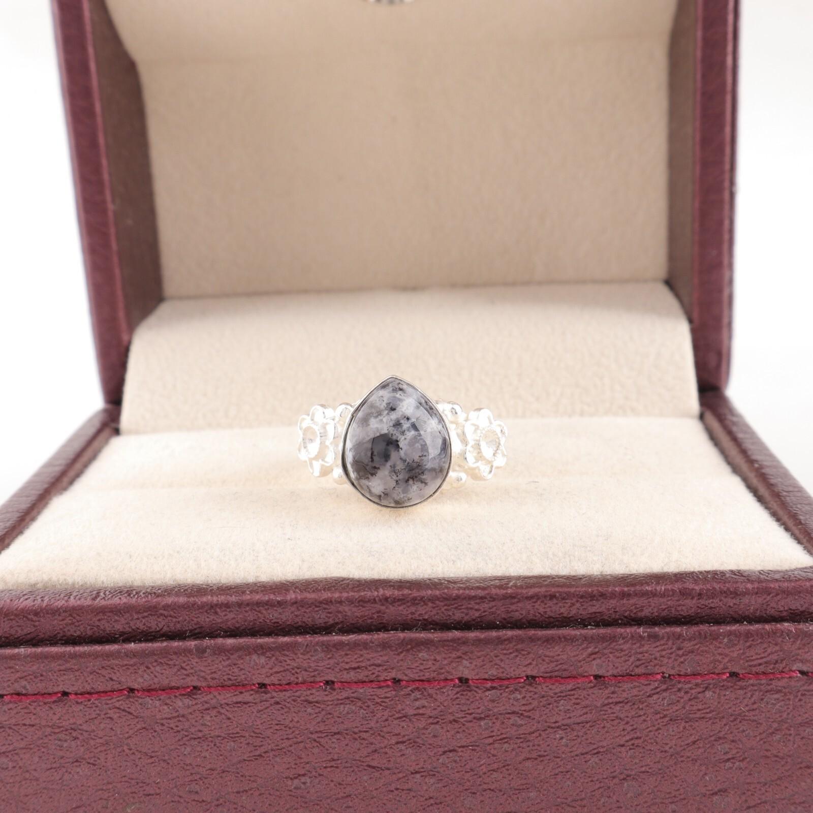 

Dendrite Opal Gemstone 925 Sterling Silver Jewelry Handmade Stylish Ring For Her RR-59-32 13