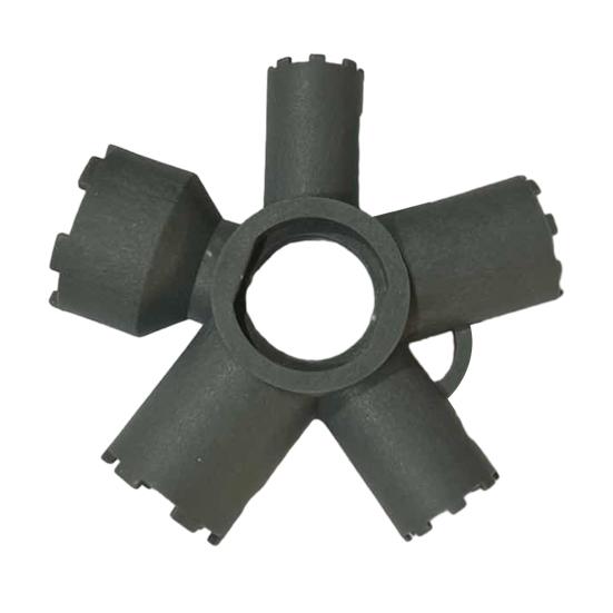 

Инструмент для снятия аэратора для крана 10 в 1 Компактный ключ для крана Сверхпрочный ключ Aerato для резьбовых аэраторов TF M16.5 M21.5 M24 M28 без царапин чёрный