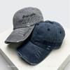 Baseball Stitching Stitched Embroidered Alphabet Side Women  Men Her Him For Fresh Caps Peaked Hats Sunshade Broken Style Versatile Personal Retro