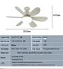 E27 Screw Mount Silent Ceiling Fan Light for Home & Restaurant