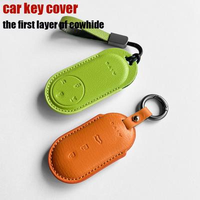 Für AITO M9/M8 Schlüsselsatz Leder M5/M7 Auto-Schlüsseltasche Schnalle,Neue Leder-Schlüsseltasche