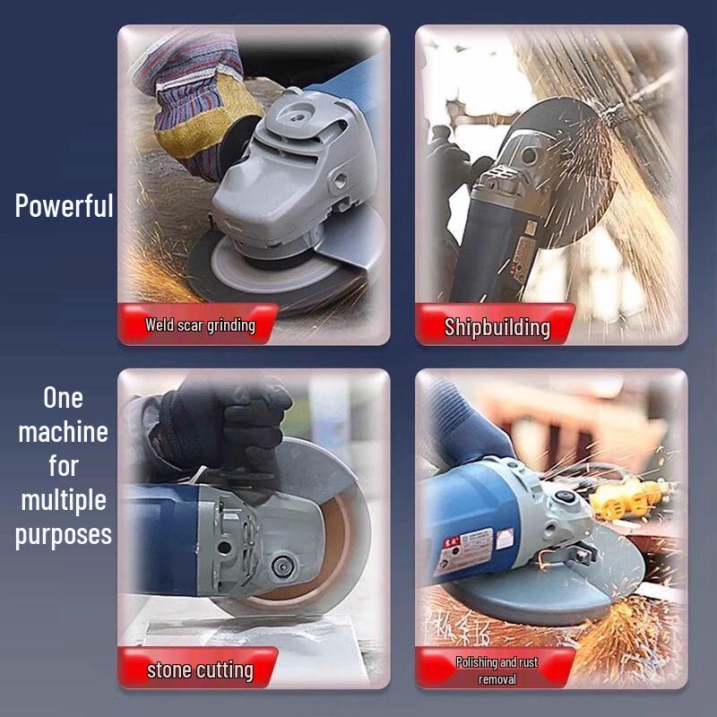 Dongcheng Multifunctional Electric Angle Grinder CN plug (adapter included)