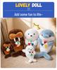 Hugging Ball Dolphin & Walrus Plush Toy - Cute Zoo Cushion for Kids
