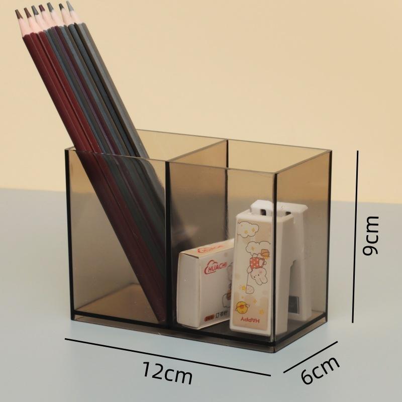 Makeup Brush Storage Box Makeup Brush Holder Organizer Clear Cosmetic Brushes Container Storage 1/2/3 Slots For Vanity