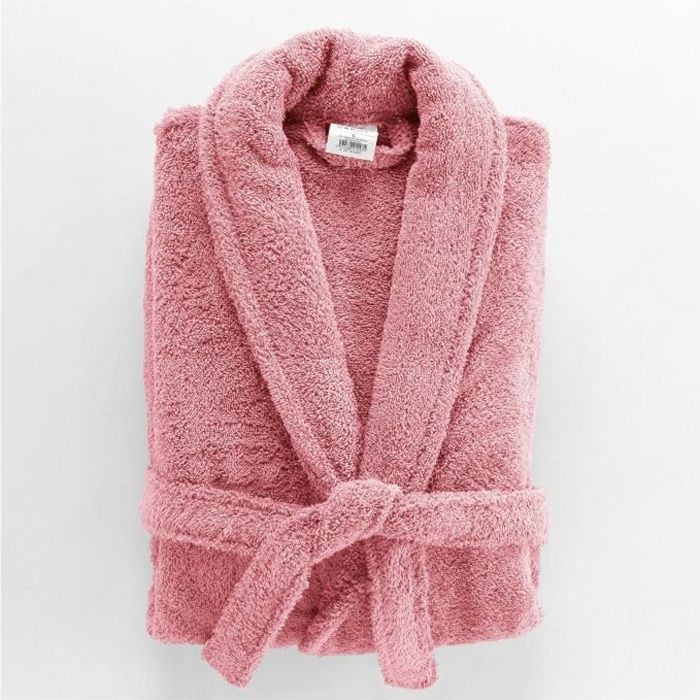 Peignoir de bain - Tendresse bois de rose - 100% Coton - Taille unique - 500gr/m²
