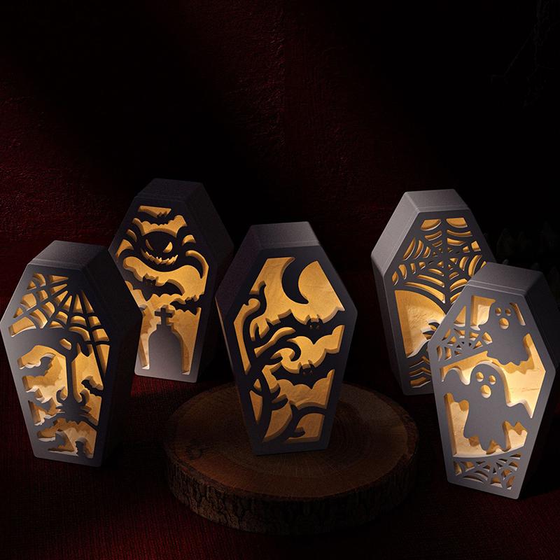 Halloween Resin Silicone Molds Resin Coffin Molds Storage Box Molds Halloween Decorative Casting Mold For Halloween