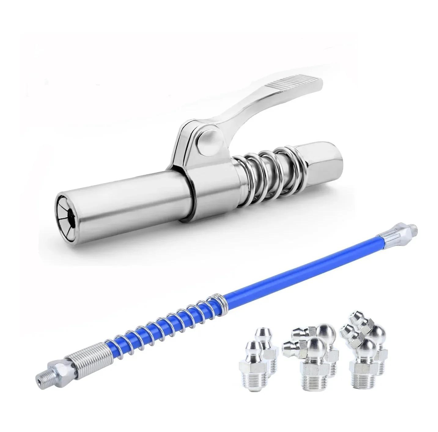 

Hot-selling self-locking high-pressure fuel injection nozzle set, clamp-on grease nozzle and grease gun nozzle head
