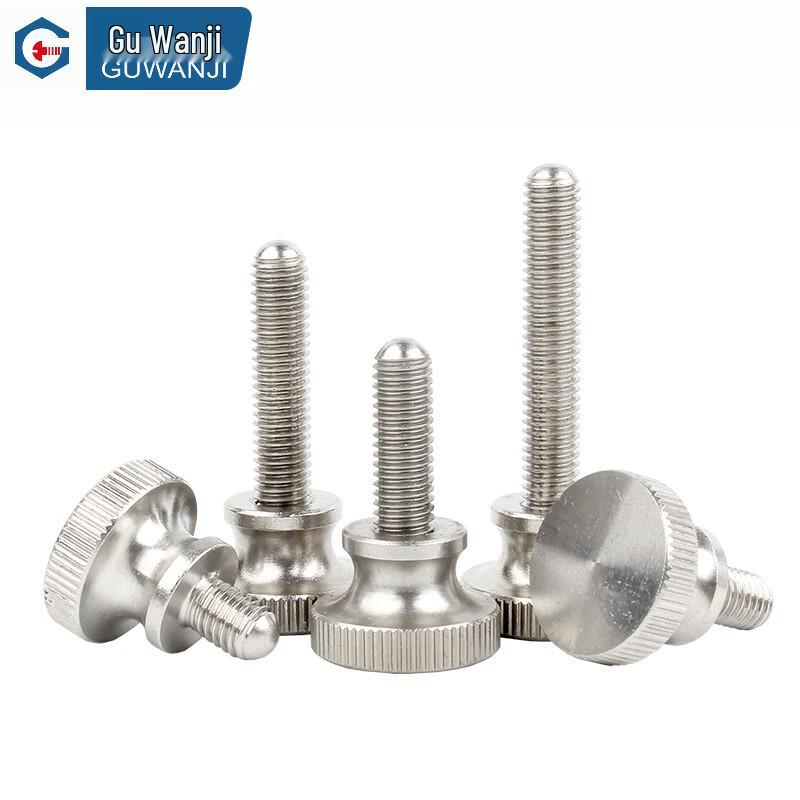GUWANJI 304 Stainless Steel Knurled Thumb Screw