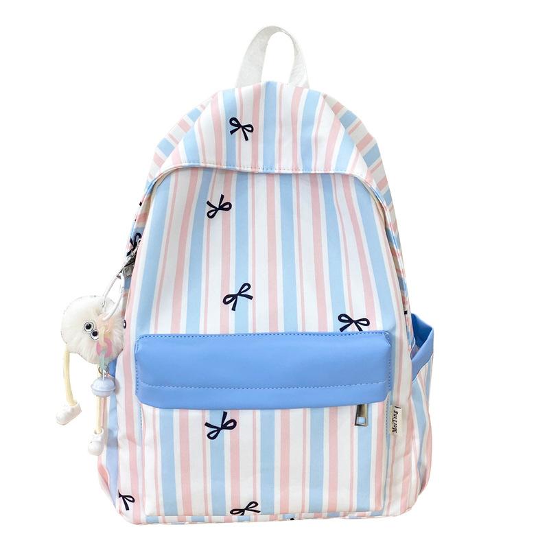 New Plaid Backpack, Retro Versatile Campus Backpack, Men's and Women's Same Schoolbag, Light Going Out Leisure Backpack