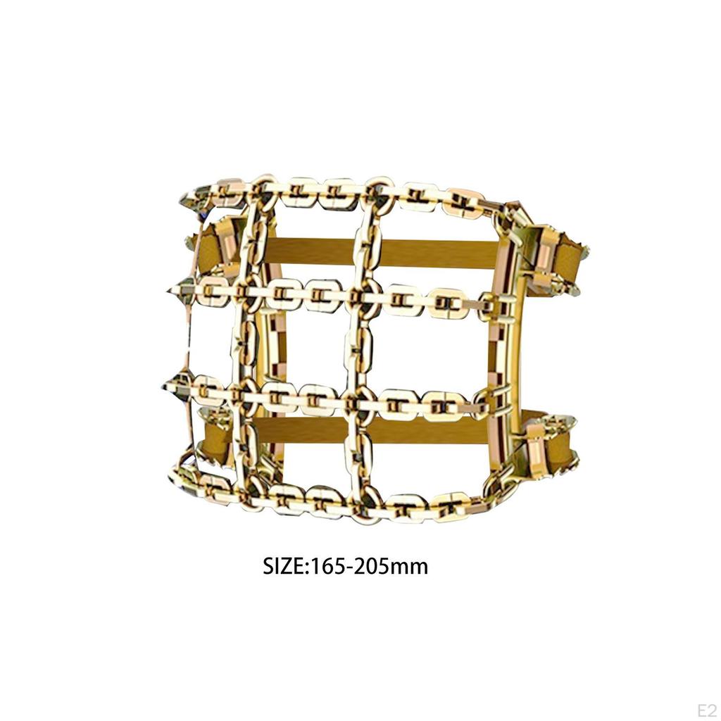 Car Tire Snow Chain, Wheel Emergency Quick Fit, Universal Chain and Ice for