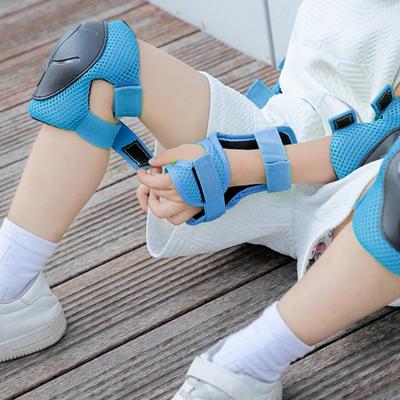 6Pcs/Set Kids Skating Protective Gear Kit with Knee Elbow Pad Wrist Guard Protector Roller Skate Skateboard Scooter Bike Cycling Safety Equipment